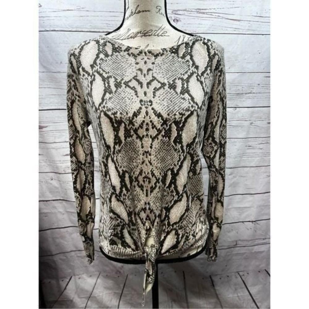 Olivaceous Medium Snake Skin Patterned Light Weig… - image 5